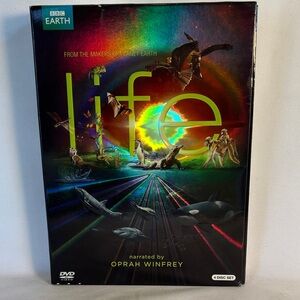 BRAND NEW ! BBC EARTH "LIFE” DVD SET - HOLOGRAPHIC COVER